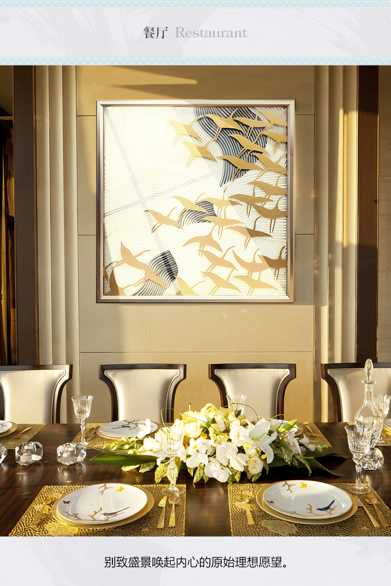 新品輕奢玄關(guān)掛畫 實物畫 客廳樣板房裝飾畫 方形純手繪油畫 歸去來兮