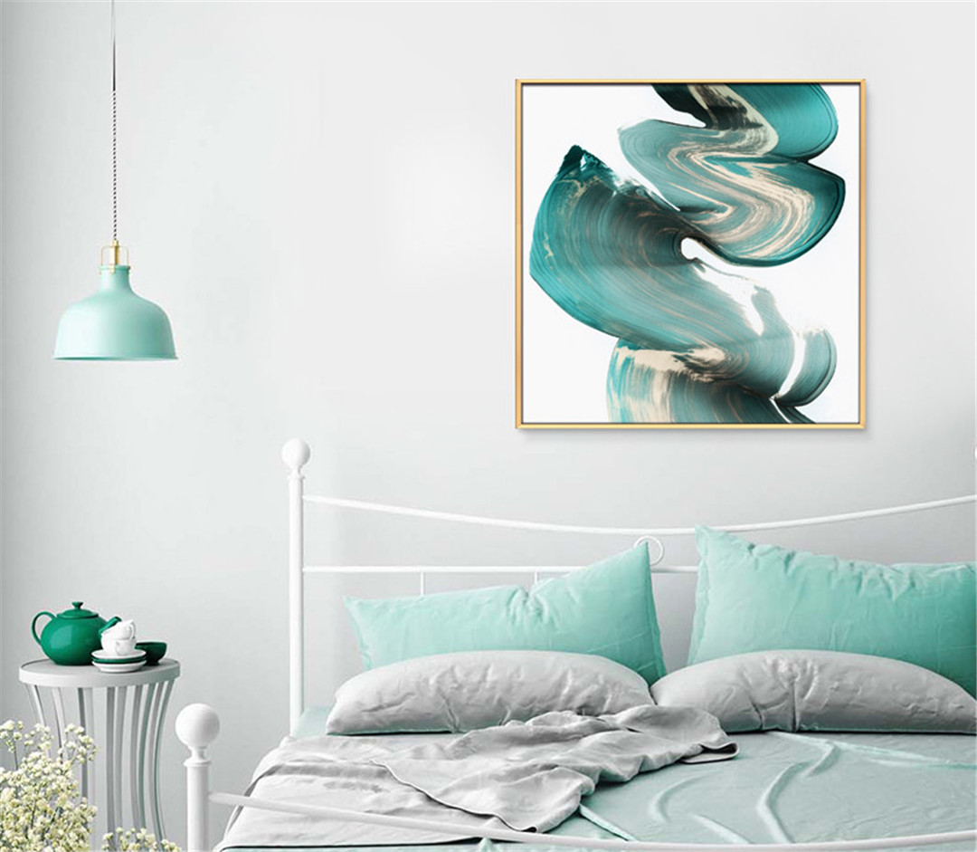 現(xiàn)代簡約客廳裝飾抽象事玄關(guān)臥室掛畫 晶瓷畫