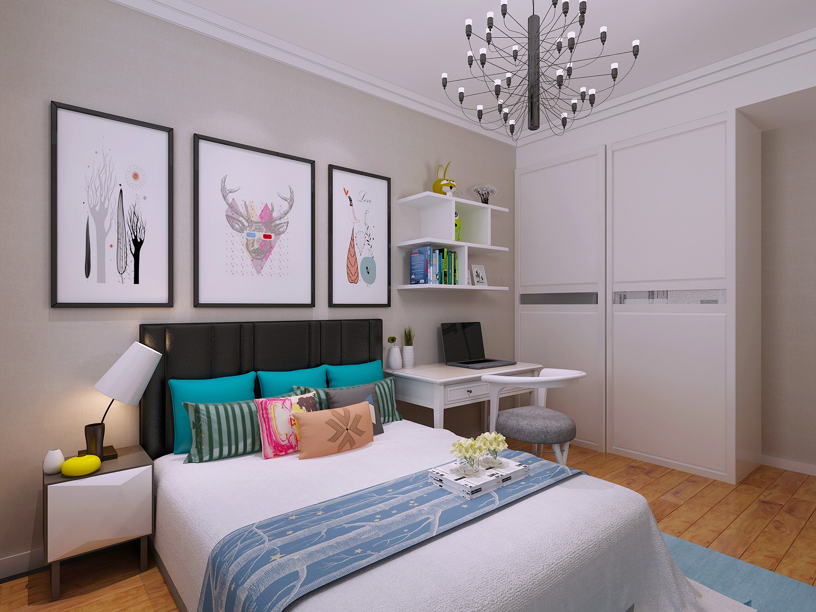 現(xiàn)代風格裝修案例賞析-遼陽家裝案例