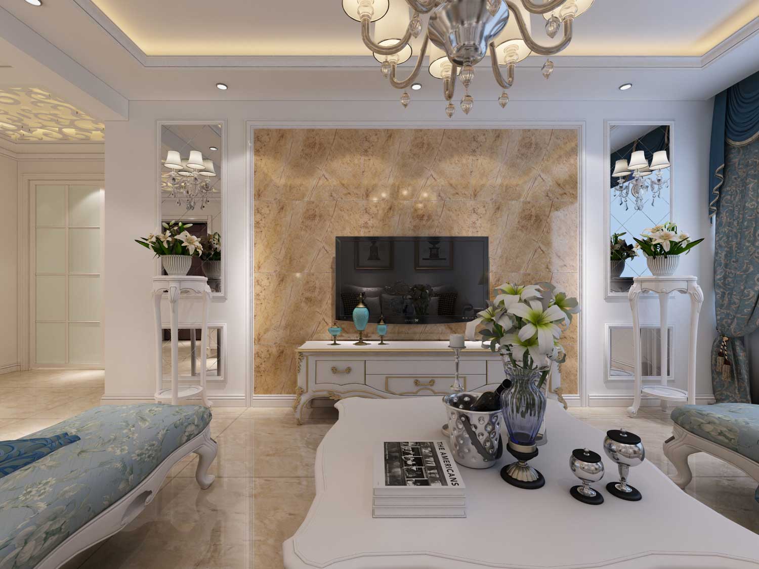 遼陽(yáng)裝修公司簡(jiǎn)歐風(fēng)格裝修案例欣賞