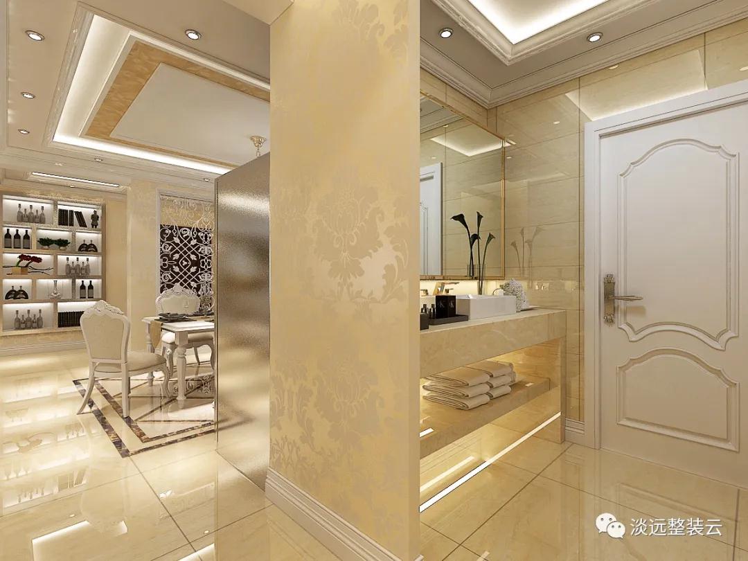 遼陽(yáng)92平米的簡(jiǎn)歐裝修風(fēng)格案例賞析