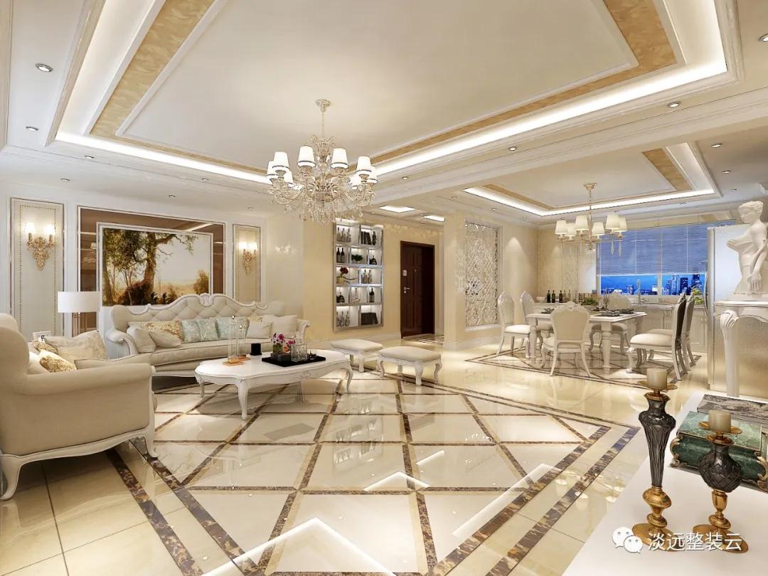 遼陽(yáng)92平米的簡(jiǎn)歐裝修風(fēng)格案例賞析